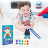 Jucărie Montessori din Lemn – Îmbrăcare și Încheiere Nasturi