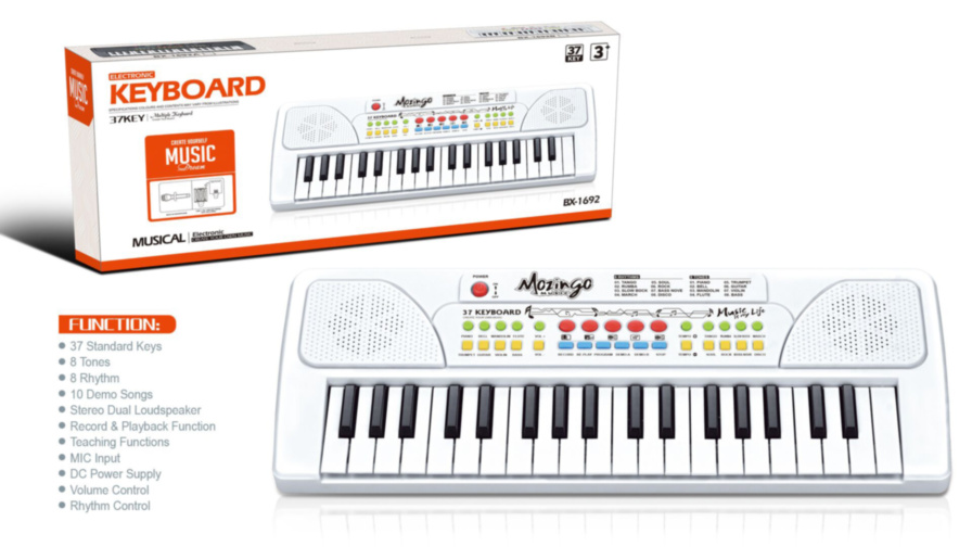 Orga Electronică cu Multiple Funcții și Microfon