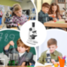 Microscop 1200X cu Lumină LED și Accesorii Educaționale
