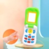 Telefon jucărie cu clapetă și sunete pentru bebeluși (culoare aleatorie)