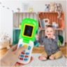 Telefon jucărie cu clapetă și sunete pentru bebeluși (culoare aleatorie)