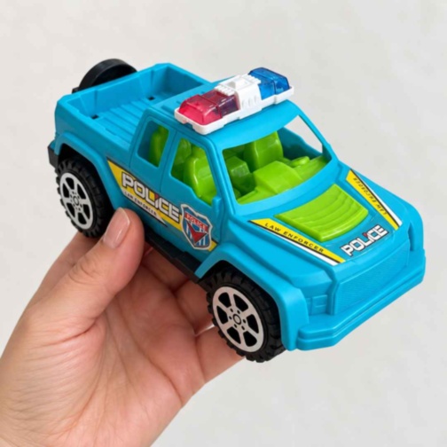 Mașină de poliție cu inerție, tip pickup, 17 cm