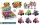 Top Wing, Mini-Figurine cu Vehicule, 12buc/set  | image