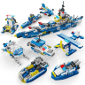 Set de Construcție Nava de Patrulare Maritimă 8-în-1 - 889 Piese