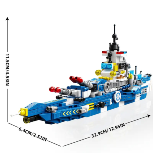 Set de Construcție Nava de Patrulare Maritimă 8-în-1 - 889 Piese