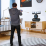 Set 2 Pistoale și Țintă cu 5 Bile Plutitoare - Joc de Îndemânare pentru Copii și Familie