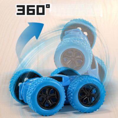 Mașinuță Inerțială Dublă cu Rotire 360° și Design Rezistent (culoare aleatorie) | image