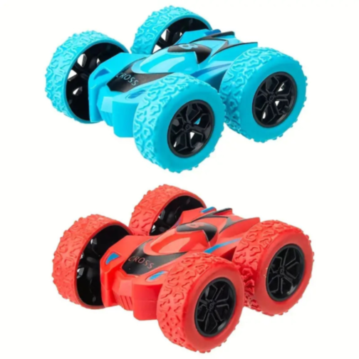 Mașinuță Inerțială Dublă cu Rotire 360° și Design Rezistent (culoare aleatorie)