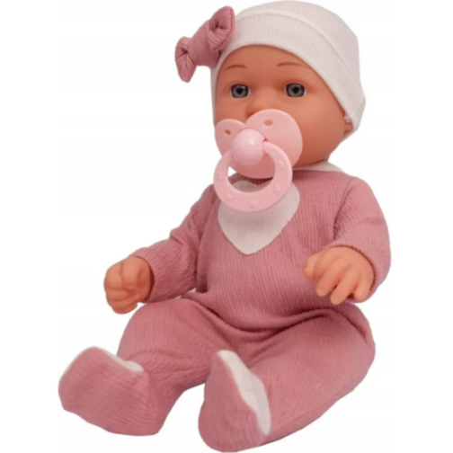 Păpușă Bebeluș Realistă cu Pătuț și Păturică – Set Joc de Rol pentru Fetițe 