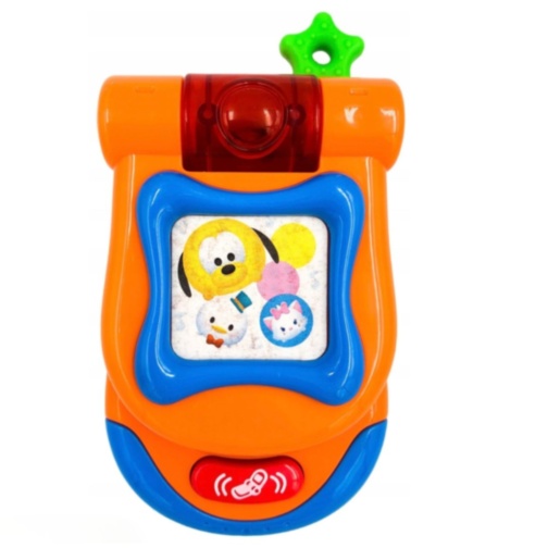 Telefon jucărie interactiv cu clapetă pentru bebeluși (culoare aleatorie)