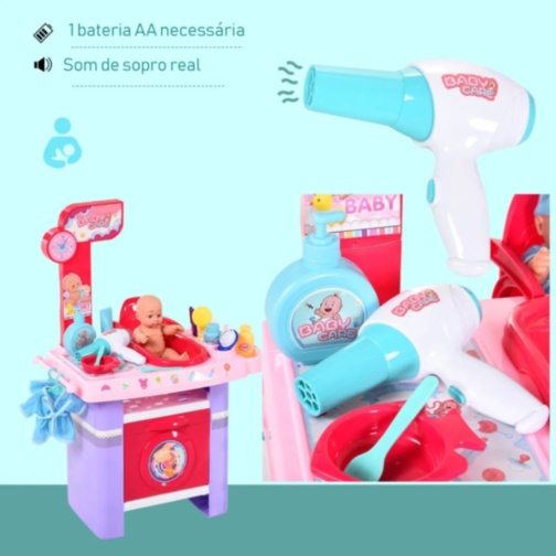 Set Baby Care De Jucărie cu Accesorii Complete