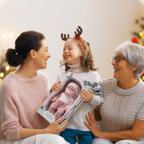 Păpușă Bebeluș Realistă 30 cm cu Pătuț și Păturică – Jucărie Joc de Rol pentru Copii 