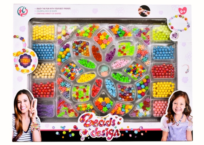Set de Confecționat Brățări și Pandative cu Mărgele Multicolore  