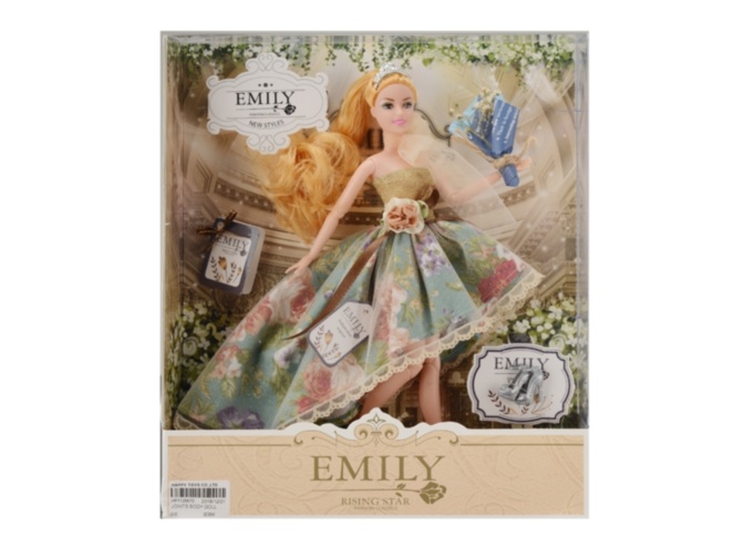 Păpușa Emily cu Buchet, 30cm
