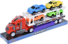 Camion cu Trailer și 4 Mașinuțe cu Lansator, 30cm 