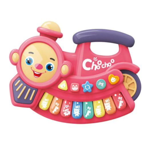 Trenuleț Muzical „Chocho” – Jucărie Interactivă pentru Dezvoltarea Copiilor