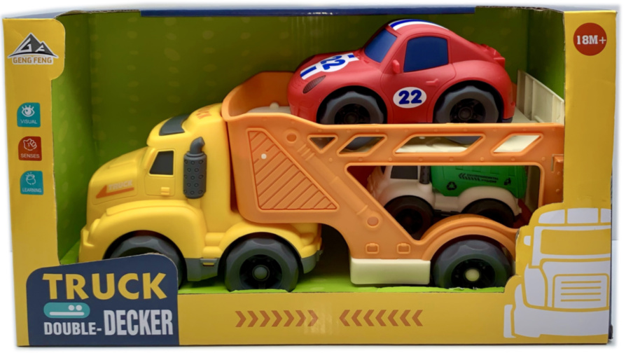 Camion Transportator cu 2 Mașinuțe