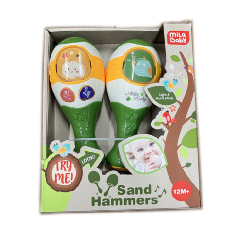 Maracas Muzicale „Sand Hammers” cu Lumini și Sunete