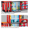 Set de Construcție Stație de Pompieri cu Vehicule și Elicopter - 543 Piese