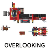 Set de Construcție Stație de Pompieri cu Vehicule și Elicopter - 543 Piese