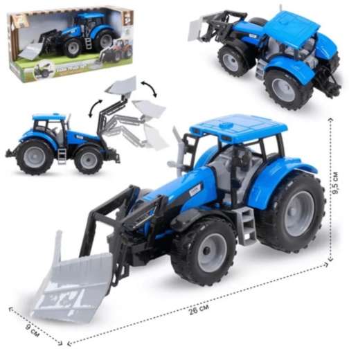 Tractor Fermă cu Cupă Mobilă (culoare aleatorie) 