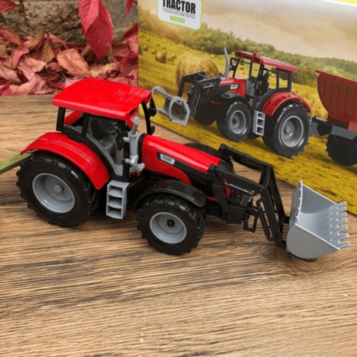 Tractor Fermă cu Cupă Mobilă (culoare aleatorie) 