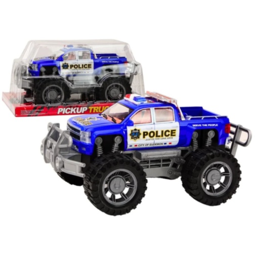 Pickup de Poliție Off-Road cu Roți Mari (culoare aleatorie) 