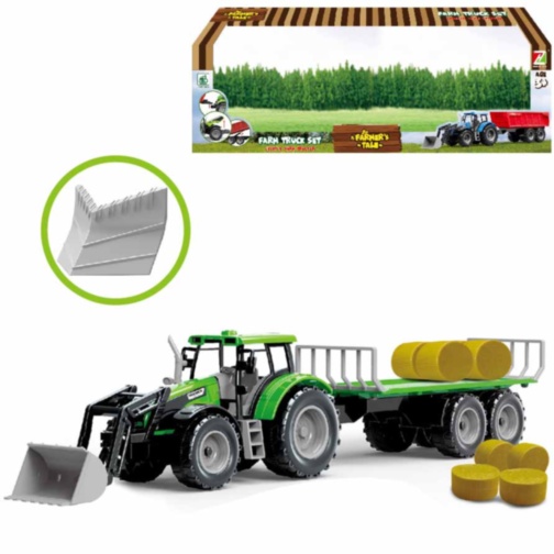 Tractor cu Remorcă cu Furaje, 52cm