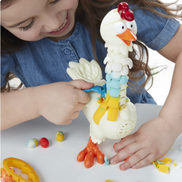 Set Găină cu Plastilină - Joc Creativ cu Sunete