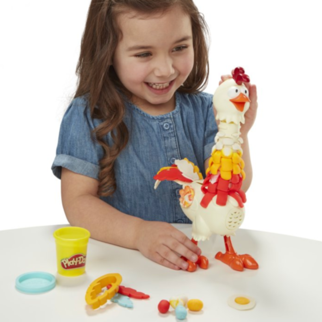 Set Găină cu Plastilină - Joc Creativ cu Sunete