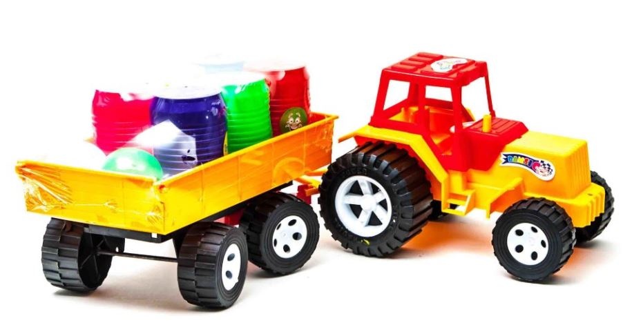 Tractor Încărcat cu Butoaie, 63cm
