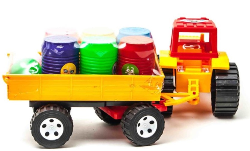 Tractor Încărcat cu Butoaie, 63cm