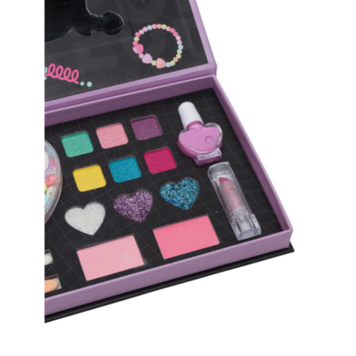 Set de Machiaj pentru Fetițe Shining Makeup – 2 în 1 DIY cu Margele