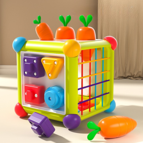 Cub Activități 6 în 1 pentru Bebeluși – Joc Interactiv și Educativ