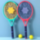 Set Rachete Tenis pentru Copii, cu Mânere Antiderapante și 2 Mingi Incluse | image
