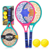 Set Rachete Tenis pentru Copii, cu Mânere Antiderapante și 2 Mingi Incluse