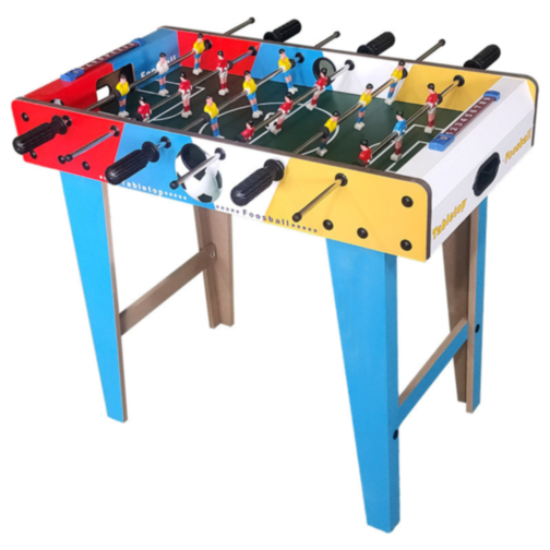 Masa de Fotbal de Jucărie pentru Copii cu Scoruri și Mânere Rotative – 69x37x62 cm