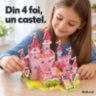 Puzzle 3D castel roz din spumă EPS pentru copii