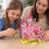 Puzzle 3D castel roz din spumă EPS pentru copii