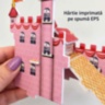 Puzzle 3D castel roz din spumă EPS pentru copii