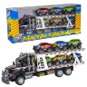 Mega Camion cu Trailer și 6 Mașinuțe, 81cm