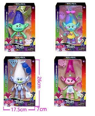 Figurina Trolls World Tour, 26cm