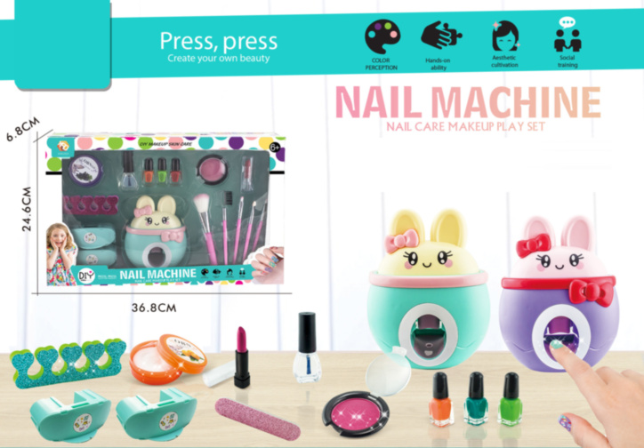 Aparat de Printat Unghii cu 8 Oje, Farduri, Pensule și Accesorii