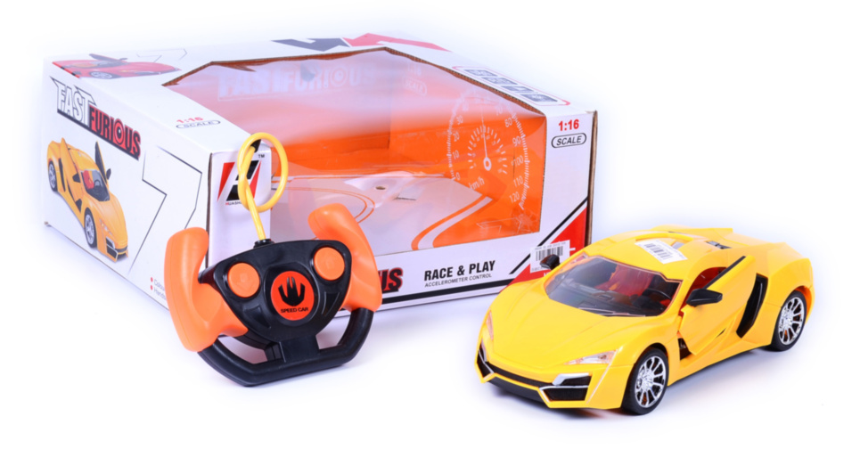 Mașina de Curse Teleghidată, ușile se deschid, 27cm