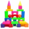 Set de Construcție cu Forme Geometrice Colorate  