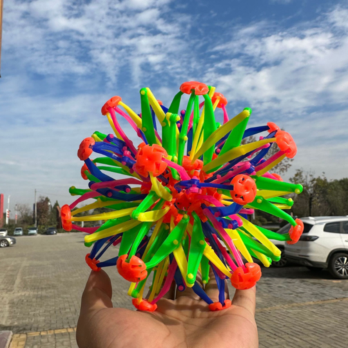 Minge Expandabilă Colorată Antistres pentru Copii