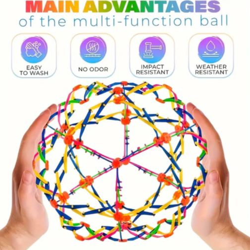 Minge Expandabilă Colorată Antistres pentru Copii