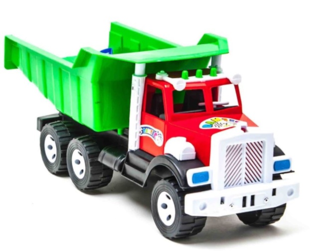 Camion cu Lopățica, Greblă și Formă de Nisip, 52cm