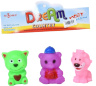 Set 3 Animăluțe de Baie cu Piuitoare