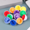 6buc. Ouă Puzzle pentru Potrivirea Formelor